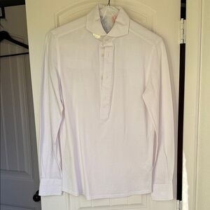 Classic White Men's Longslever Polo Shirts